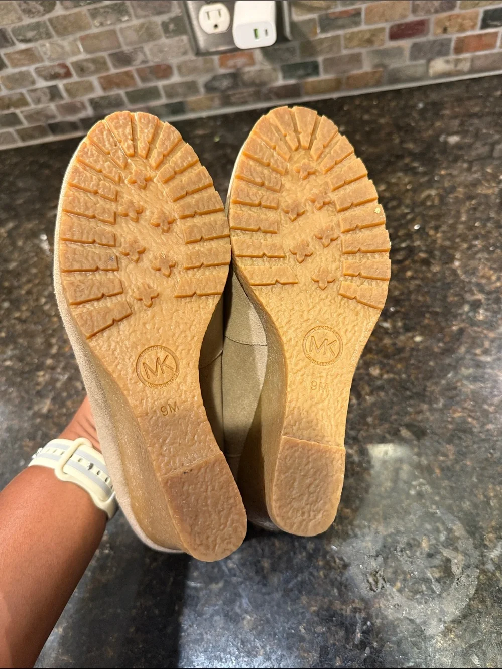 Michael Kors suede loafers